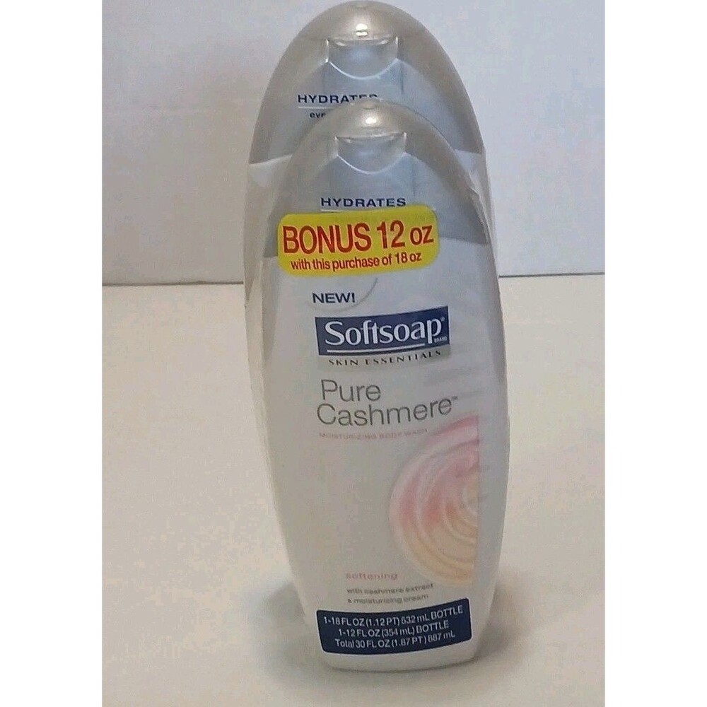 2x Softsoap Pure Cashmere Softening Body Wash 1-18Oz-1-12oz Bonus DISCONTINUED - Picture 15 of 16